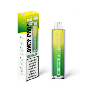 Box of 5 Juicy Pod NovaMax 10000 Puffs Pod Vape Kit - LEMON & LIME