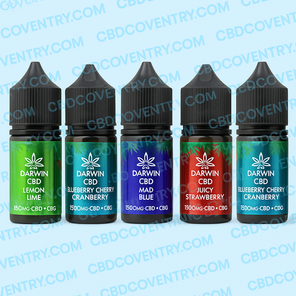 DARWIN 1500MG CBD+CBG E-LIQUID - MAD BLUE 30ml