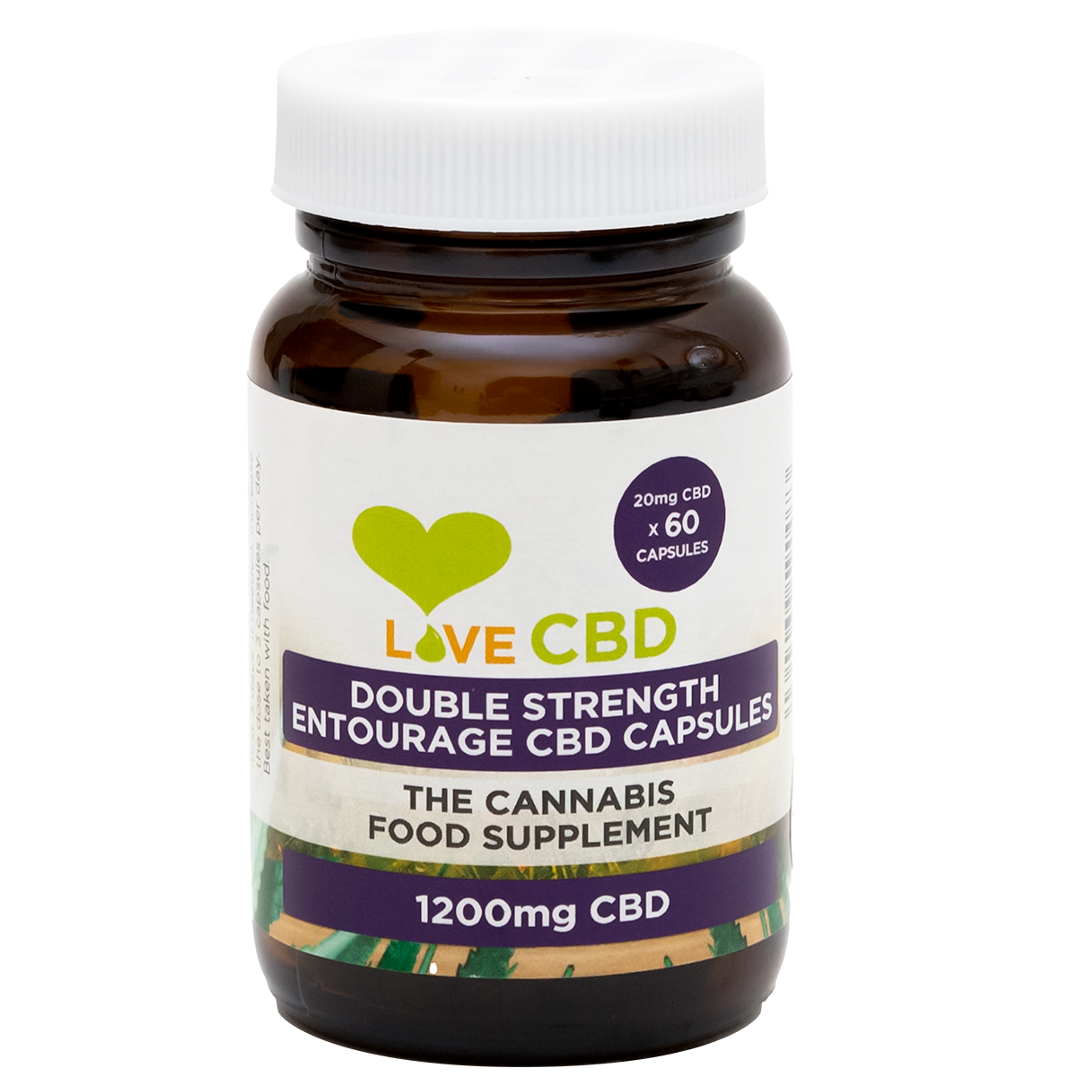 CBD Capsules – Entourage Range 1200mg (60 Capsules)